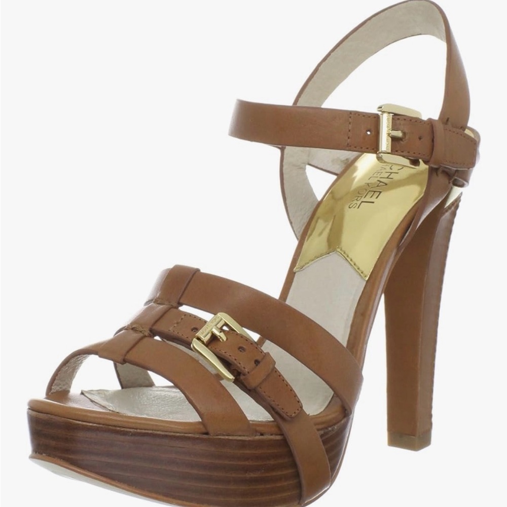 Michael Kors Brown Strappy Heels
